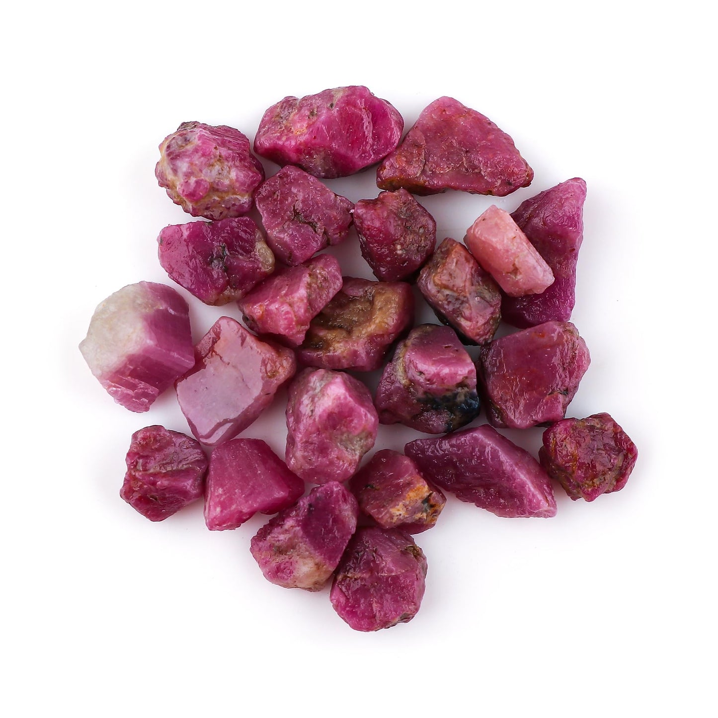 CRYSTALIS Wholesale 100 carats Natural Ruby, Loose Gemstone Bulk Rough Jewelry Making Supply, Chakra & Healing Raw Stones, Wire Wrapping, DIY, Gem Collection