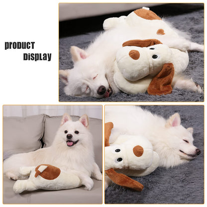 WEOK Heartbeat Dog Toy for Puppy- Helps for Dog Anxiety Relief and Calming Aid, Stuffed Animal Anxiety Calming Behavioral Aid Puppy Heartbeat Toy Sleep aid for Dogs Cats Pets