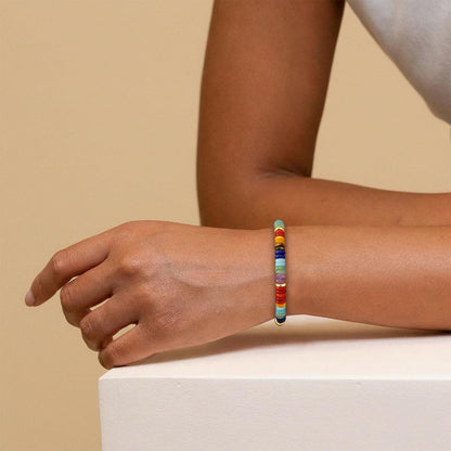 Korotho Chakra Bracelet for Women, Crystals and Healing Stones Crystal Bracelet Anxiety Relief Items Gifts 7 Chakra Bracelets Pulseras Para Mujer Spiritual Bracelets for Women Trendy