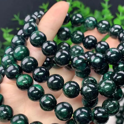 12MM Emerald Bracelet for Unisex | Fits for about 7.5''-8" Wrist | Birthstone of May | Heart Chakra Green Crysta| Spritual Valentines choice for Friends and Familys on any Festival