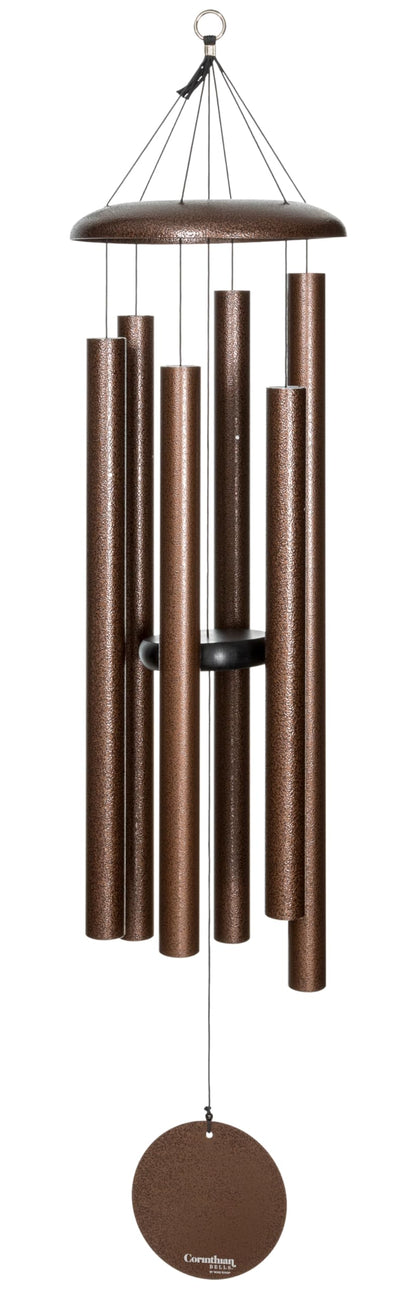 Corinthian Bells 50 Inch Copper Vein Extra Large Wind Chimes for Outside Deep Tone, Memorial Wind Chime, Made in USA