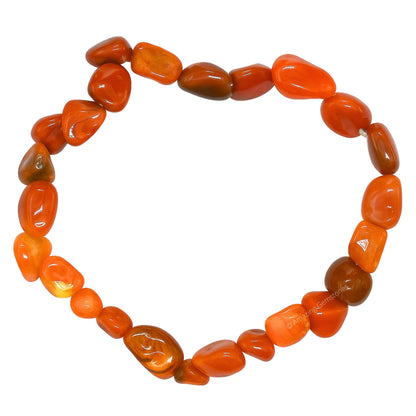 Amazing Gemstone Red Jasper Bracelet for Women Men's Gift - Chakra Protection Mens Bracelet - Red Jasper Crystal Tumbled Stone - Beaded Bracelet Pulseras Para Hombres Mujer Christmas Stocking Stuffer