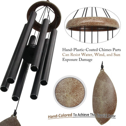 ASTARIN Wind Chimes for Outside Deep Tone,36 Inch Windchime Outdoors，Chimes for Outdoors,Sympathy Wind Chimes Memorial for Mom Dad，All Metal Wind Chime
