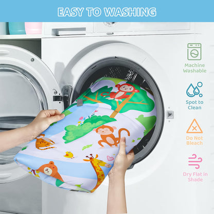 ZFDEBY Baby Gym Play Mat, 8-in-1 Tummy Time Mat & Activity Gym Mat Ball Pit with Detachable Toys, Washable Infant Play Mat for Visual, Hearing, Sensory, Motor Development, Newborn Baby Toys Gift for Toddler 0-3-6-9-12 Months Easy to Install