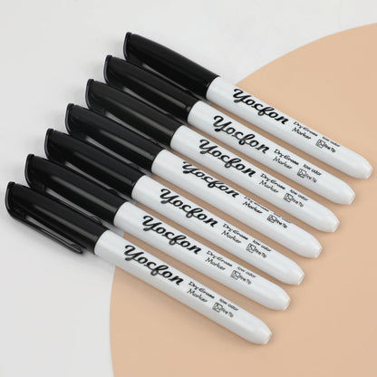 Yocfon Dry Erase Markers 148 Pack, Bulk Black Whiteboard Markers With Fine Tip, Low Odor Dry Erase Markers for School Office Home