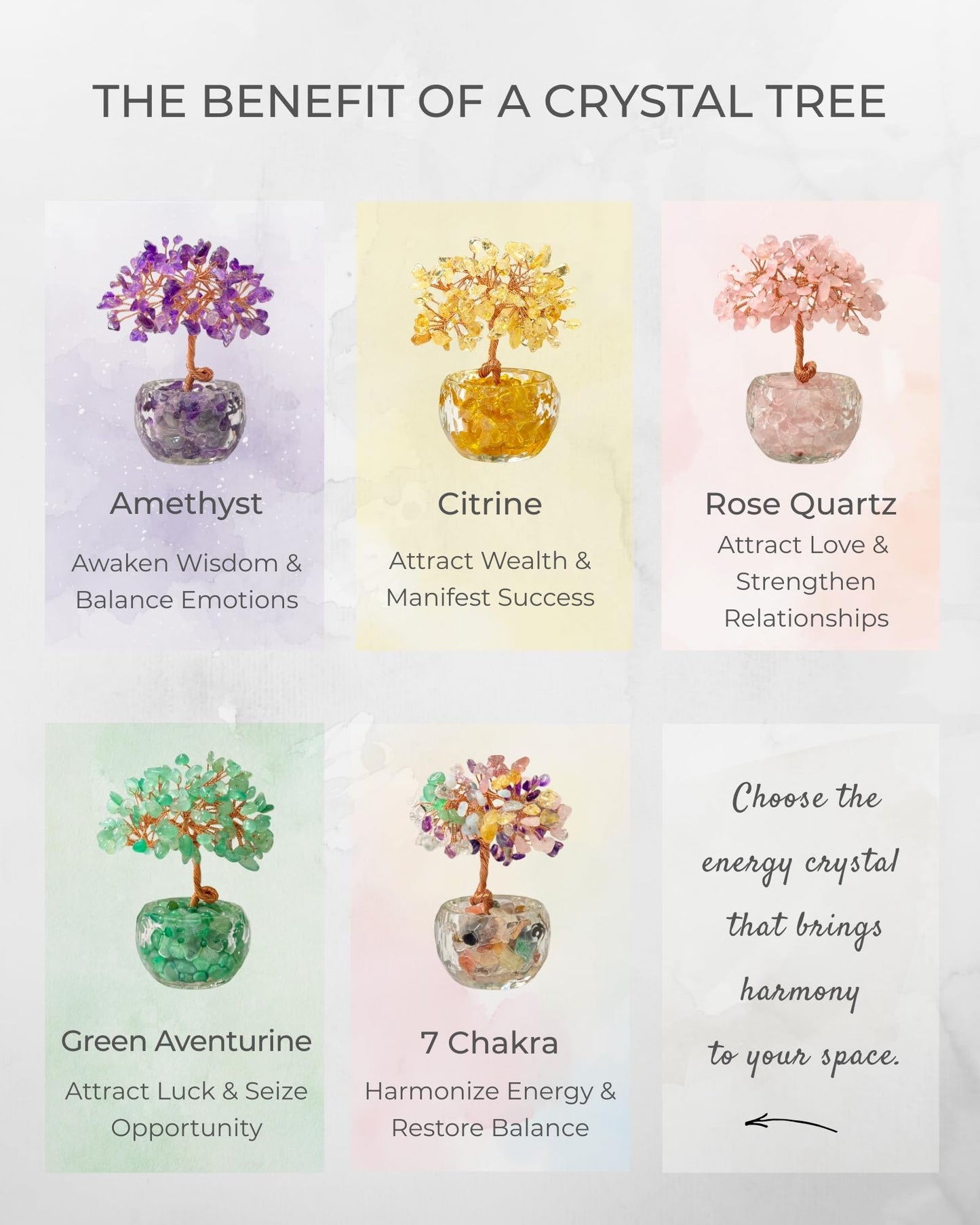 VELNORIX Citrine Crystal Tree of Life - Natural Gemstone Feng Shui Bonsai - Healing Crystals Decor for Home Office, Attract Wealth & Success - Spiritual Gifts for Men & Women (Yellow)