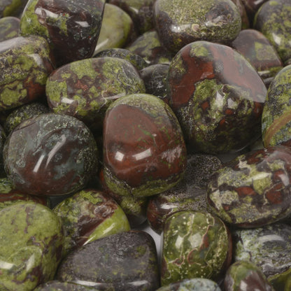 Dragon Blood Jasper Polished Chips Crushed Tumbled Stone Crystal Healing Embellishments 100 grams