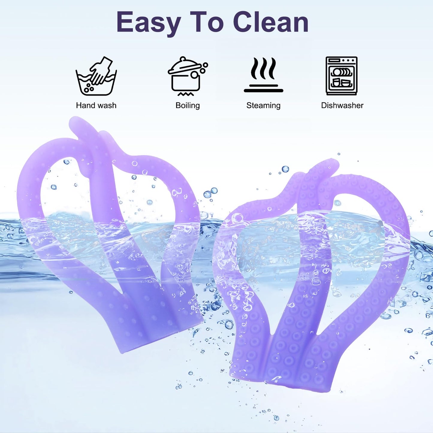 Teething Toys 3-6 Months, Baby Teethers 6-12 Months, Silicone Teething Toys for Baby Relief 0-12 Months, Octopus BPA-Free Chew Toy for Newborn, Sensory Toy Gift for Boy Girl-B