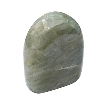 Amazing Gemstone Aquamarine Crystal Standing Palm Stone - Aquamarine Palm Stones and Crystals, A++ Grade Gemstones and Crystals - Healing Crystals and Healing Stones Office Home Decor Gifts