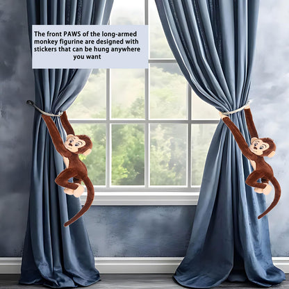 CHELEI2019 2PCS 27.6" Monkey Plush Stuffed Animal,Hanging Stuffed Animal Monkey with Long Hands