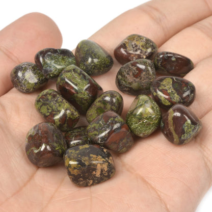 Dragon Blood Jasper Polished Chips Crushed Tumbled Stone Crystal Healing Embellishments 100 grams