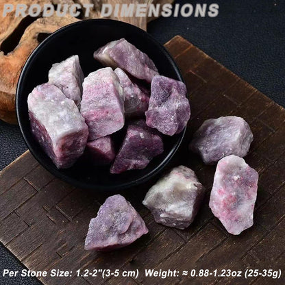 Erliway 1.25-2" Plum Blossom Tourmaline Raw Crystals, Natural Rough Plum Blossom Tourmaline Stone, Healing Stones for Fountain Rock, Home Decor Meditation Energy Balancing Wire Wrapping Reiki