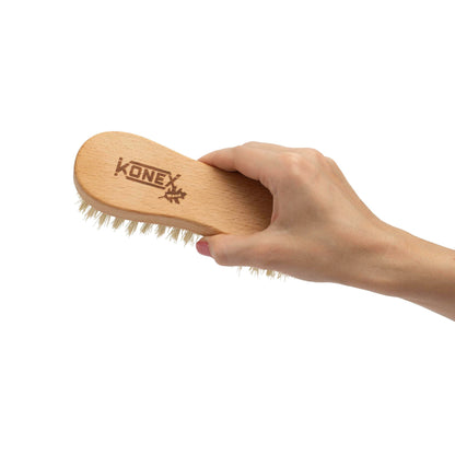 Konex Heavy-Duty Peanut-Shaped Brush 2-Pack, Durable and Long-Lasting Design for Tough Surfaces, Home and Industrial Use