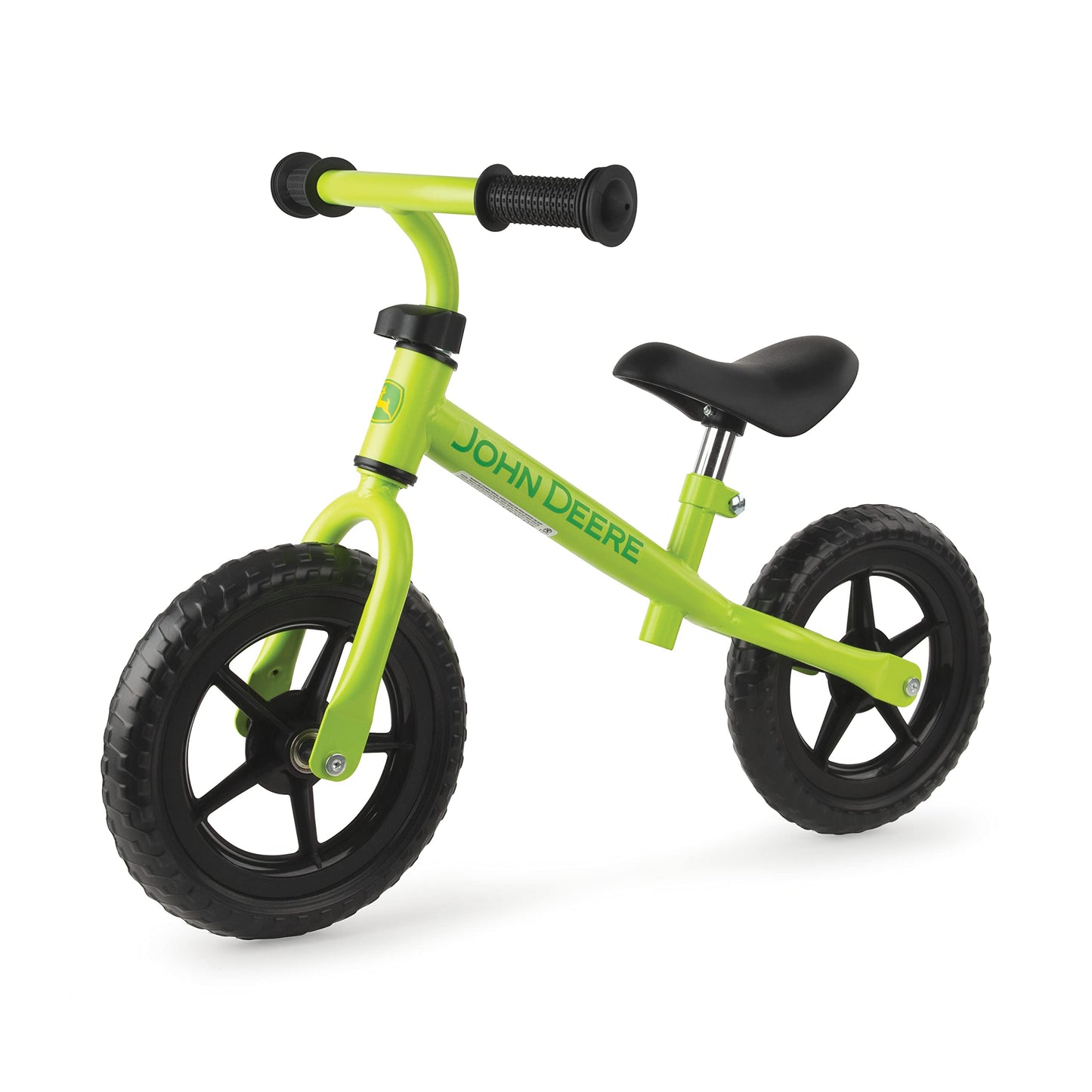 TOMY John Deere Toddler Balance Bike – 10" Girls' and Boys' Bike — Sturdy and Lightweight Kid's Bike - Toddler Bike with Adjustable Handle Bars and Seat - Green - Ages 2 Years and Up
