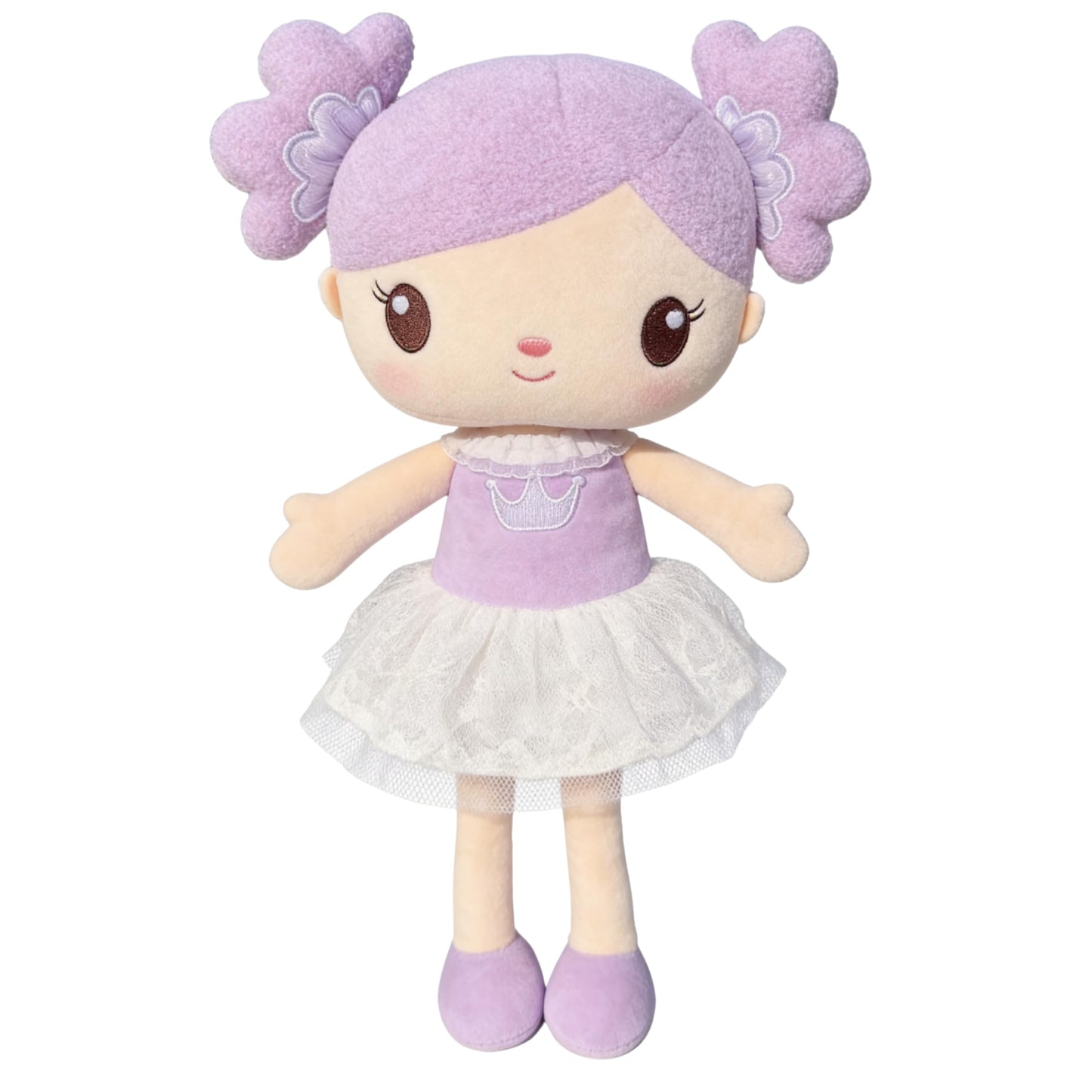 Gloveleya Baby Doll Girls Gifts Plush Candy Princess Dolls Purple