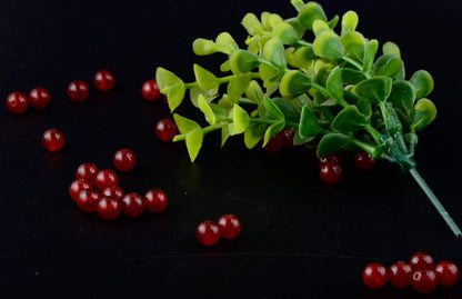 Natural Stone Beads 100pcs 8mm Red Agate Jade Round Genuine Real Stone Beading Loose Gemstone Hole Size 1mm DIY Smooth Beads for Bracelet Necklace Earrings Jewelry Making (Red Agate, 8mm)