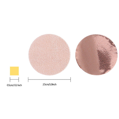 Round Tissue Paper Table Confetti Dots for Wedding Birthday Party Decoration, 1.76 oz (Rose Gold Confetti, 2.5 cm)
