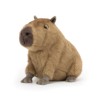 Jellycat Clyde Capybara Stuffed Animal, 9.5 inches - Capybara Plush Toy - Classic Children's Gift