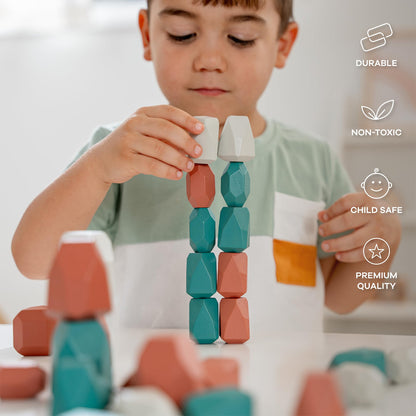 Comfy Cubs Stacking Rocks and Baby Gate Playpen Bundled