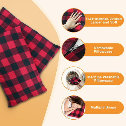 POEPORE Double Sleeping Bag Flannel for Adults with 2 Pillows 2 Person Sleeping Bags Camping XXL Queen Size Two Person Sleeping Bag for Cold Weather