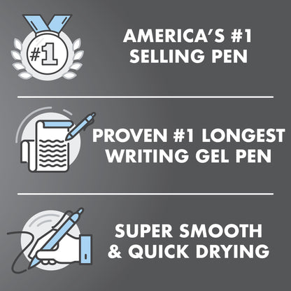 PILOT G2 Premium Refillable & Retractable Rolling Ball Gel Pens, Fine Point, Black Ink, 12 Count (Pack of 1) (31020)