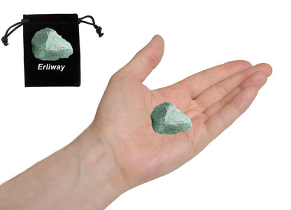 Amazonite Raw Crystals, Large 1.25-2.0" Healing Crystals Natural Rough Stones Crystal for Tumbling, Cabbing, Fountain Rocks, Decoration, Polishing, Wire Wrapping, Wicca & Reiki