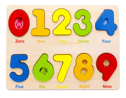 You&Xi Toddler Puzzles for Kids Age 3-4 Years Old-Wooden Number Preschool Puzzles