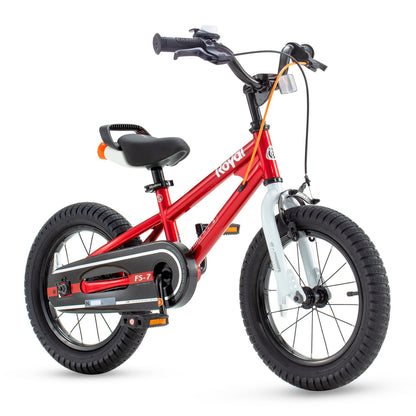 RoyalBaby Freestyle-7 Toddlers Kids Bike 12 Inch Wheel Dual Handbrakes Bicycle Beginners Boys Girls Ages 3-4 Years, Red