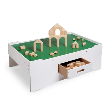 Melissa & Doug Deluxe Wooden Multi-Activity Play Table for Playroom