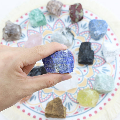 NUKAYAI 2Pcs Lapis Lazuli 1.8-2.2" Large Raw Natural Crystals Rough Stones Healing Crystal Lapis Lazuli Stone Rocks for DIY Cabbing Polishing Wire Wrapping Decoration Wicca Reiki Rock Gifts