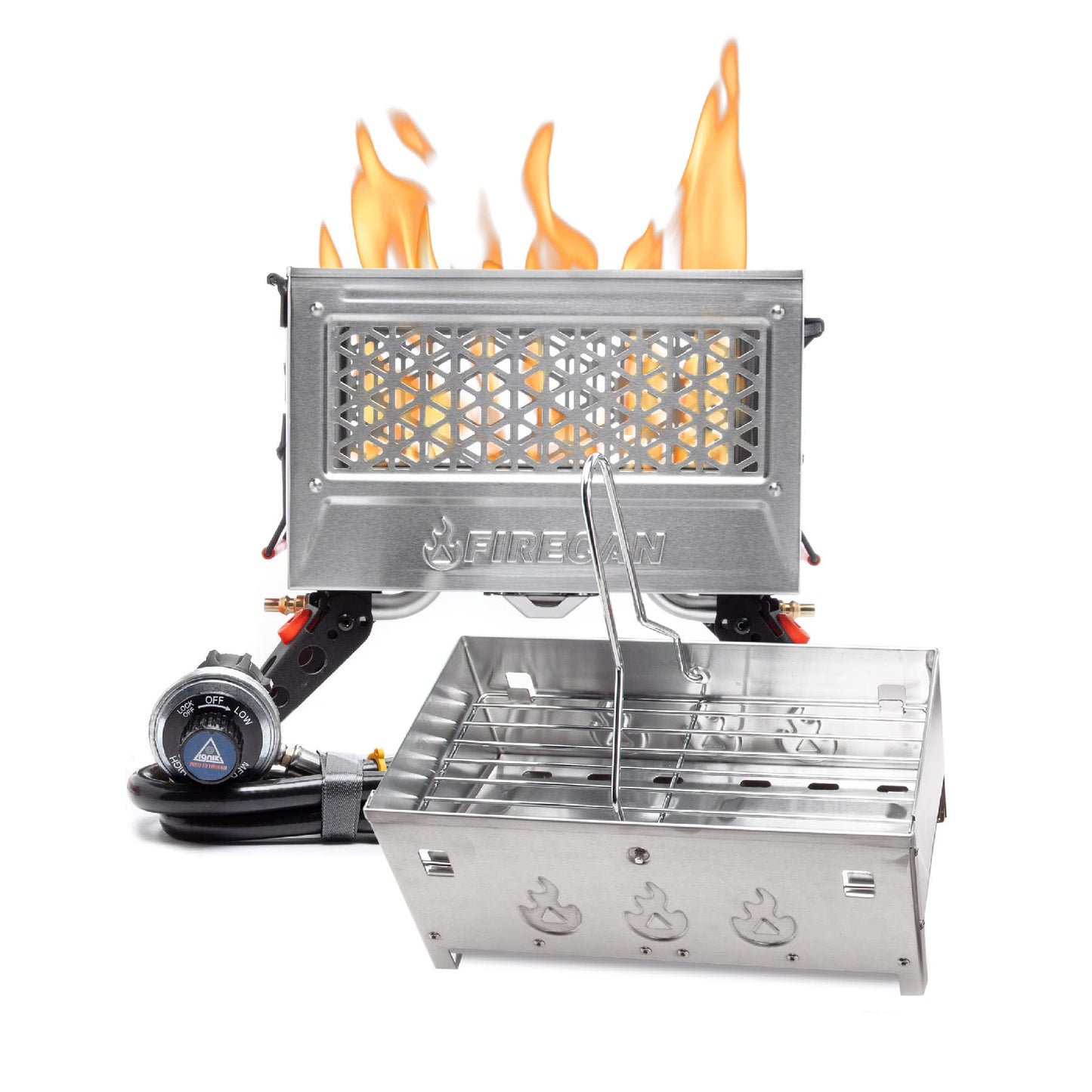 Ignik FireCan Deluxe Portable Propane Fire Pit and Grill
