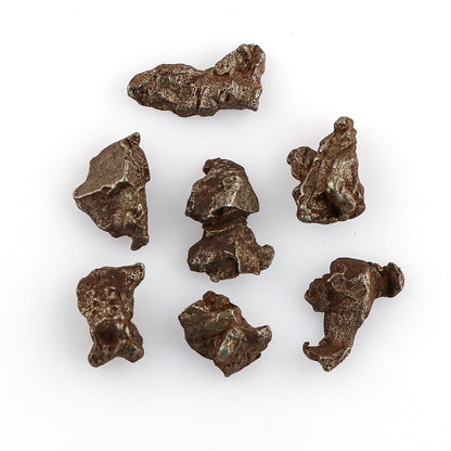 CRYSTALIS 30 carats Natural Meteorite Raw Crystals, Loose Gemstone, Wholesale Bulk Rough Jewelry Making Supply, Chakra Healing Raw Stones, Wire Wrapping, DIY, Gem Collection, Size : 4-6mm