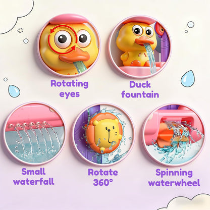 Bath Toys for Kids Ages 1-3: Toddler Bath Toys for 1 2 3 Year Old Girl Gifts - Pink Bathtub Toy for Toddlers 2-4 - Baby Girl Gifts 12+ Months
