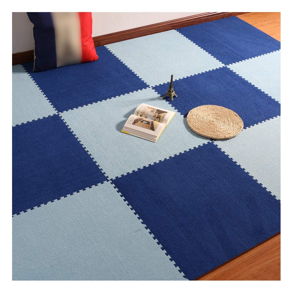 ALGFree Foam Puzzle Mat Infant Crawling Mat Splice Large Area Children's Room Gym Activity Pad Soft Floor Mats Interlocking Carpet Tiles, 6 Colour (Color : A, Size : 60x60x1cm-9pcs)