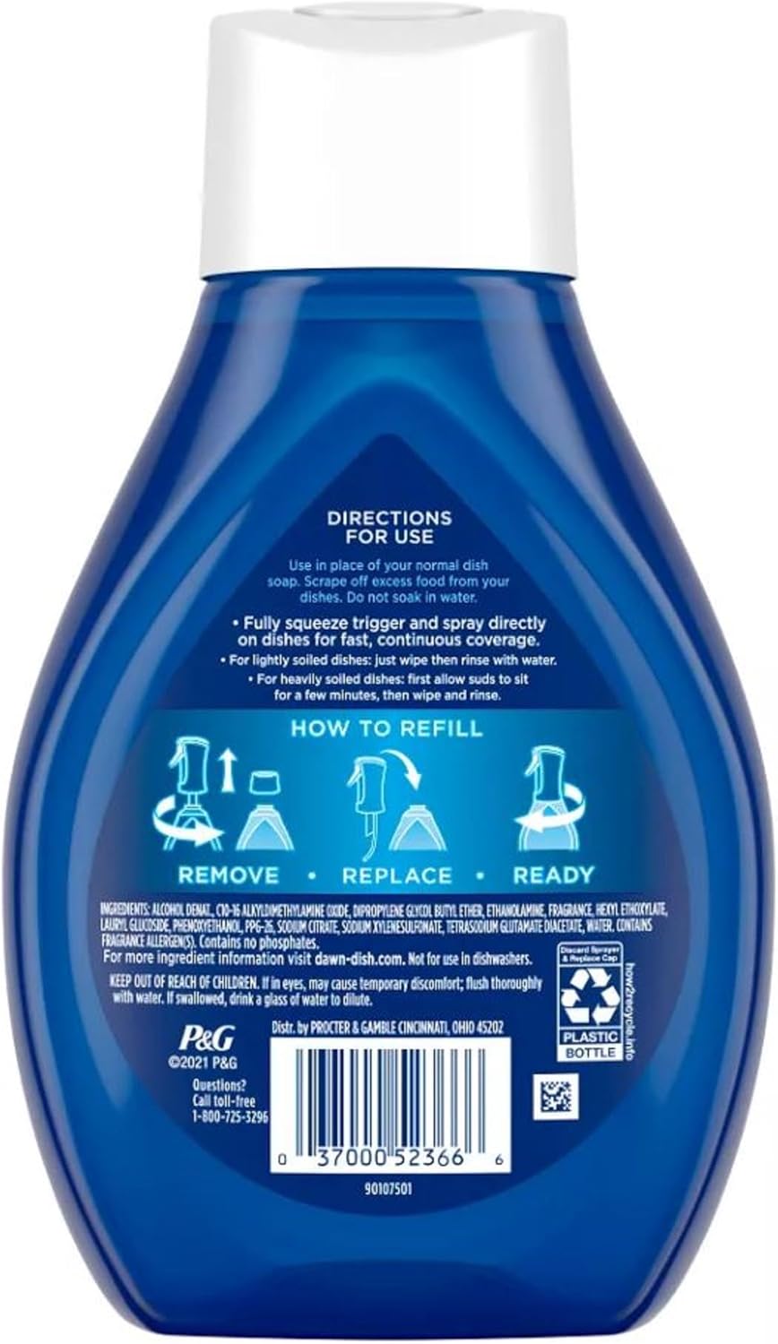Dawn 52366 16OZ Spray Refill, Pack of 6