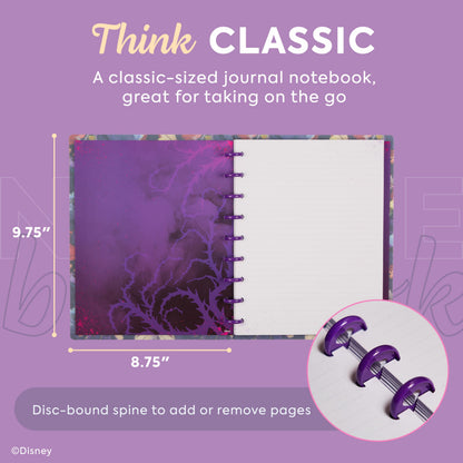 Happy Planner Disney Villains Notebook for Office, School or Journaling, Disc-Bound Notebook, Classic Size, 7" x 9.25", 60 Dot-Lined Pages, Made for Mayhem