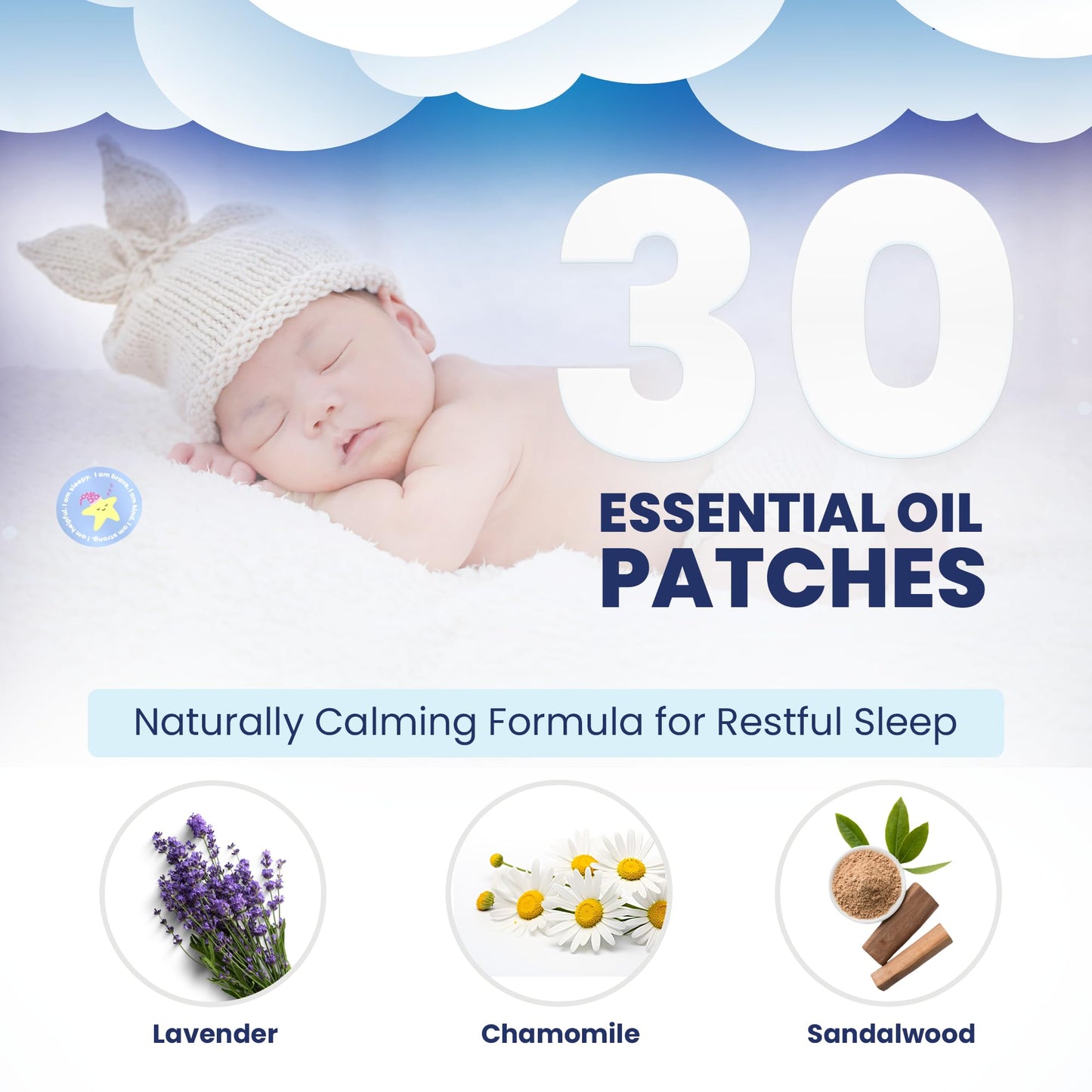 Gemma Joy Bedtime Baby Soothers & StickyOnes Sleep Patches - Cry Activated Heartbeat Bunny Plush Toy, Stuffed Animal with Calming Light & All-Natural, No Melatonin Bedtime Patches for Kids and Baby