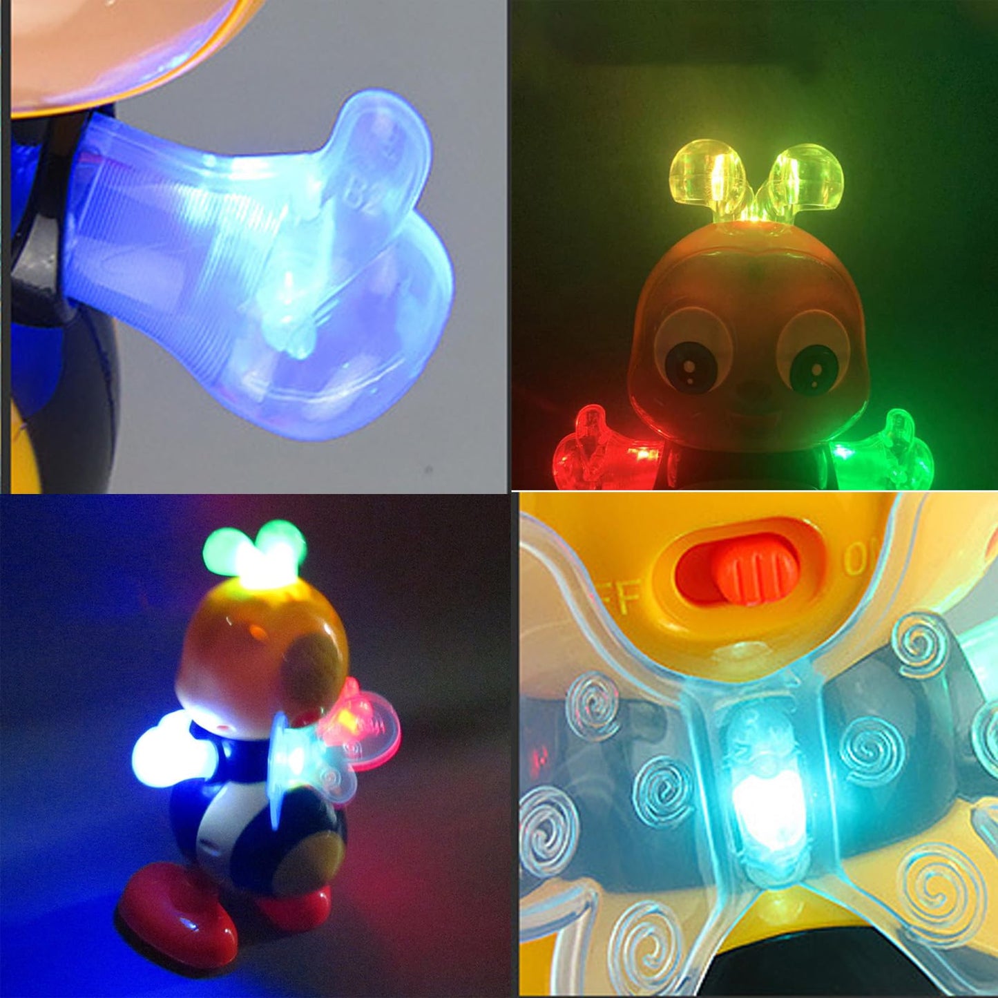 Dancing Bee Toy with Music & LED Lights - Abejita Chiquitita Interactive Walking Toy for Toddlers, Juguete de Abeja Bailarina para Niños, Sensory Learning Gift for Boys Girls 1 2 3+