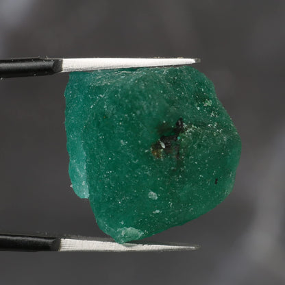 REAL-GEMS Loose Natural Green Emerald 20 Ct. Certified Raw Rough Loose Gemstone AXF-740