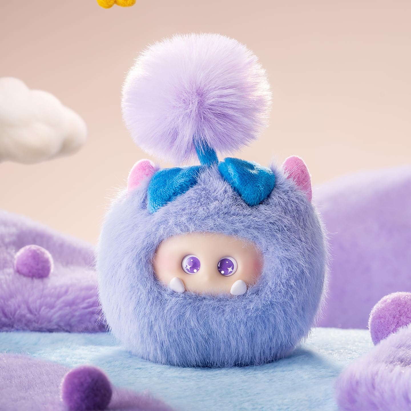 OHKU Giggle Monster Sprout Story Series Plush Blind Box Random Design Action Figures Collectible Toys Home Decorations Holiday Birthday Gifts (White)
