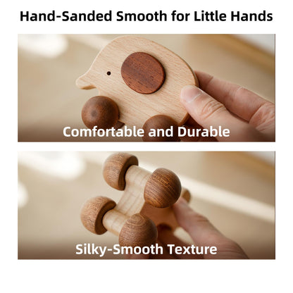 DadCarved Kids Tool Set with Baby Push Car Set