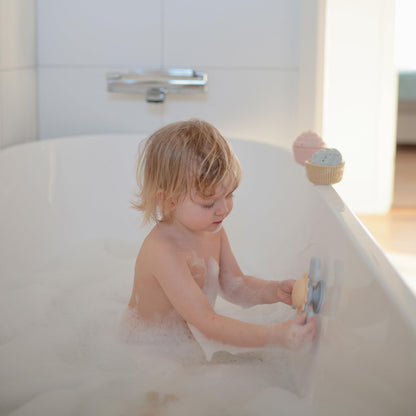 mushie Sunshine Suction Spinner Toy | Toddler Sensory Toys for Bath & Play