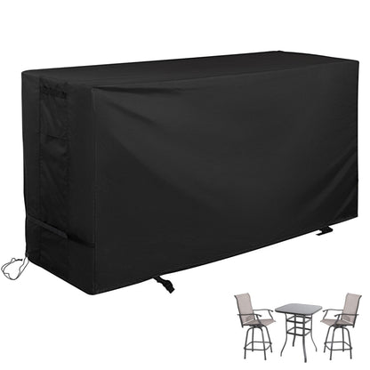 Starcrew Bar Height Patio Set Cover, Outdoor Bistro Set Cover for High Top Bar Table and Chairs/Outdoor High Stool Bistro Set, Furniture Set Cover for High Top Patio Set of 3 Pieces