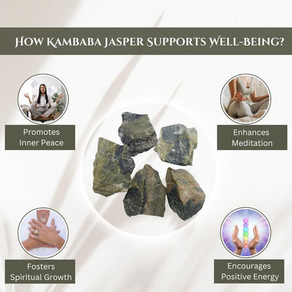 Crystals, Rocks, Jade, Crystals and Healing Stones, Witchcraft Supplies, Healing Crystals, Stones, Healing Stones, Rock Collection, Agate, Raw Stones (Kambaba Jasper, 2 Pcs)
