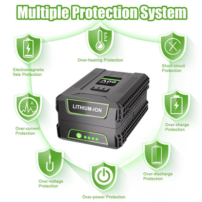 KUNLUN 5.0Ah 60V Replacement Battery Compatible for Greenworks 60v Battery Max Lithium Lon Battery LB60A03 LB60A02 LB60A00 Cordless Power Tool Batteries