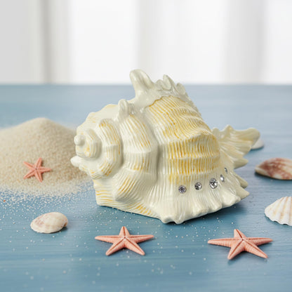 Mr.Winder Conch Shell Music Box Plays You are My Sunshine, Ocean Theme Gift for Wife Husband Daughter Grandma Sister Gifts for Birthday Anniversary Christmas Musical Box