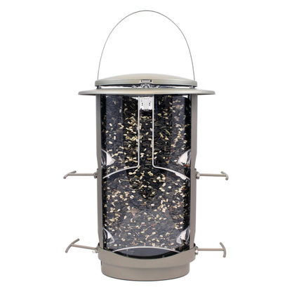 More Birds X-1 Squirrel-Proof Bird Feeder with 4.2-Pound Bird Seed Capacity and Four Feeding Ports