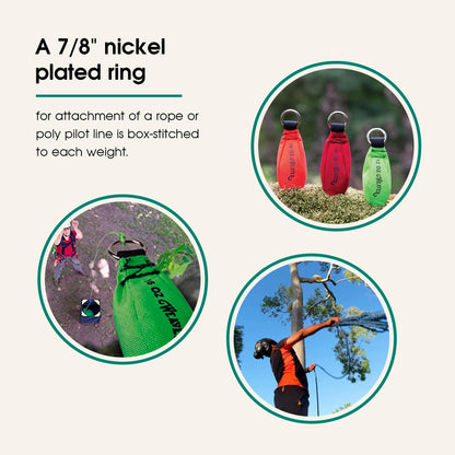 WEAVER ARBORIST Throw Weight, 12 oz Nylon Throw Bag for Tree Work, Climbing Rope Weight Bag, Resistant to Tear, Handcrafted Arborist Equipment