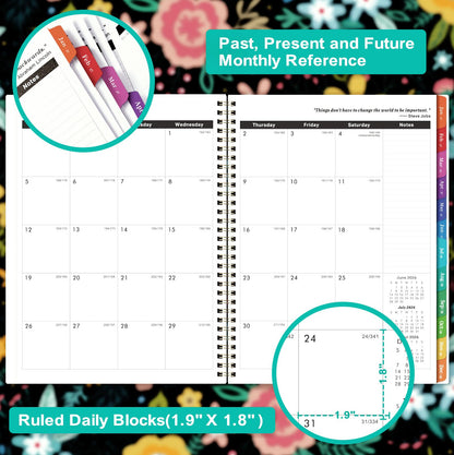 2026-2029 Monthly Planner/Calendar - 3 Year Planner 2026-2029 - July 2026 - June 2029, 9'' x 11'', 3 Year Calendar Planner 26-29, 36 Months, Colorful Tabs, Inner Pocket, Notes Pages, Great for School Work Home Long-Term Planning