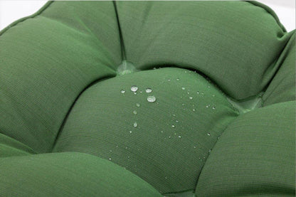 QILLOWAY Outdoor Rocking Chair Cushion 43.4x21 Inch, 100% Polyester Waterproof Patio Rocking Chair Cushion, High Back Weatherproof Chair Pad for Adirondack & Outdoor Furniture, Dark Green